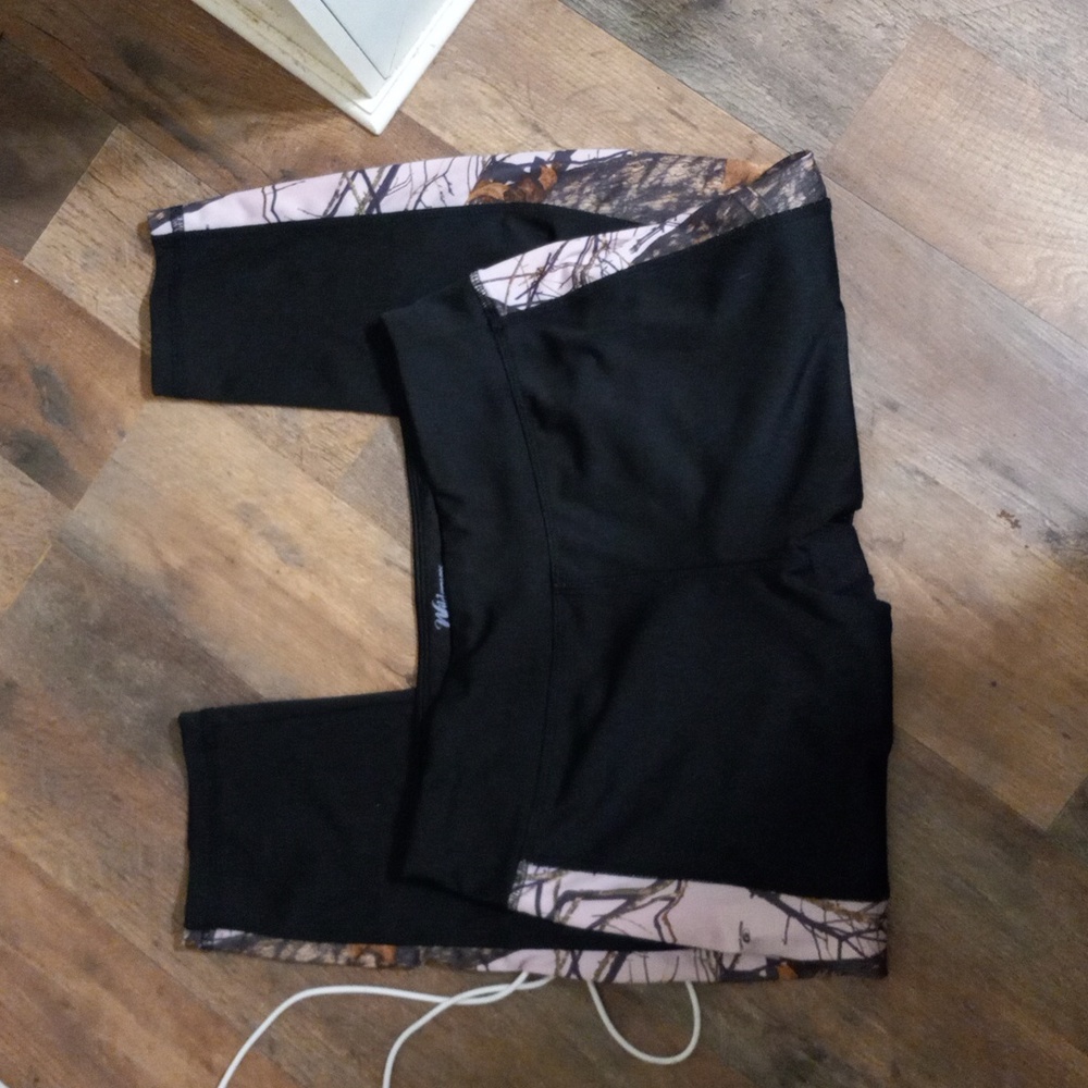Women's Black and Camouflage Leggings